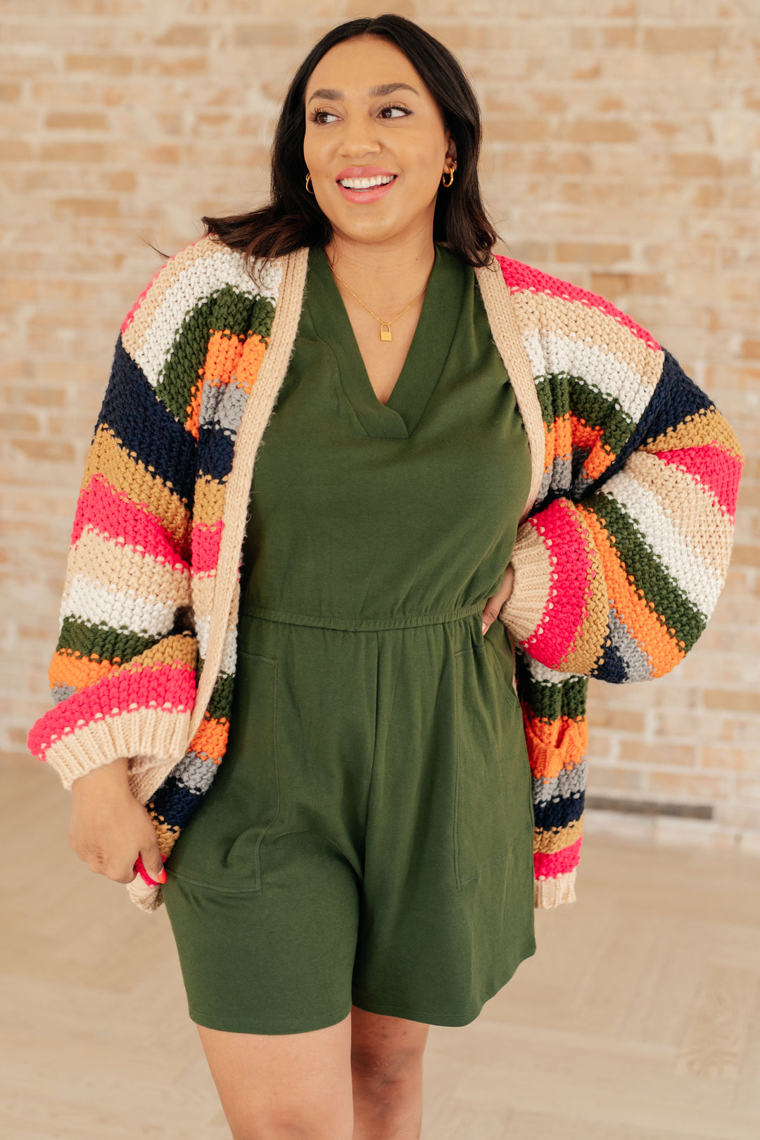 Life in Technicolor Knit Cardigan-Cardigans + Kimonos-Inspired by Justeen-Women's Clothing Boutique in Chicago, Illinois