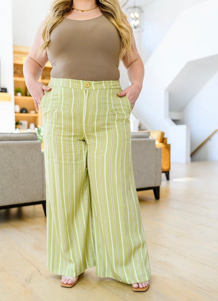 Never Underrated Striped Wide Leg Trousers-Pants-Inspired by Justeen-Women's Clothing Boutique