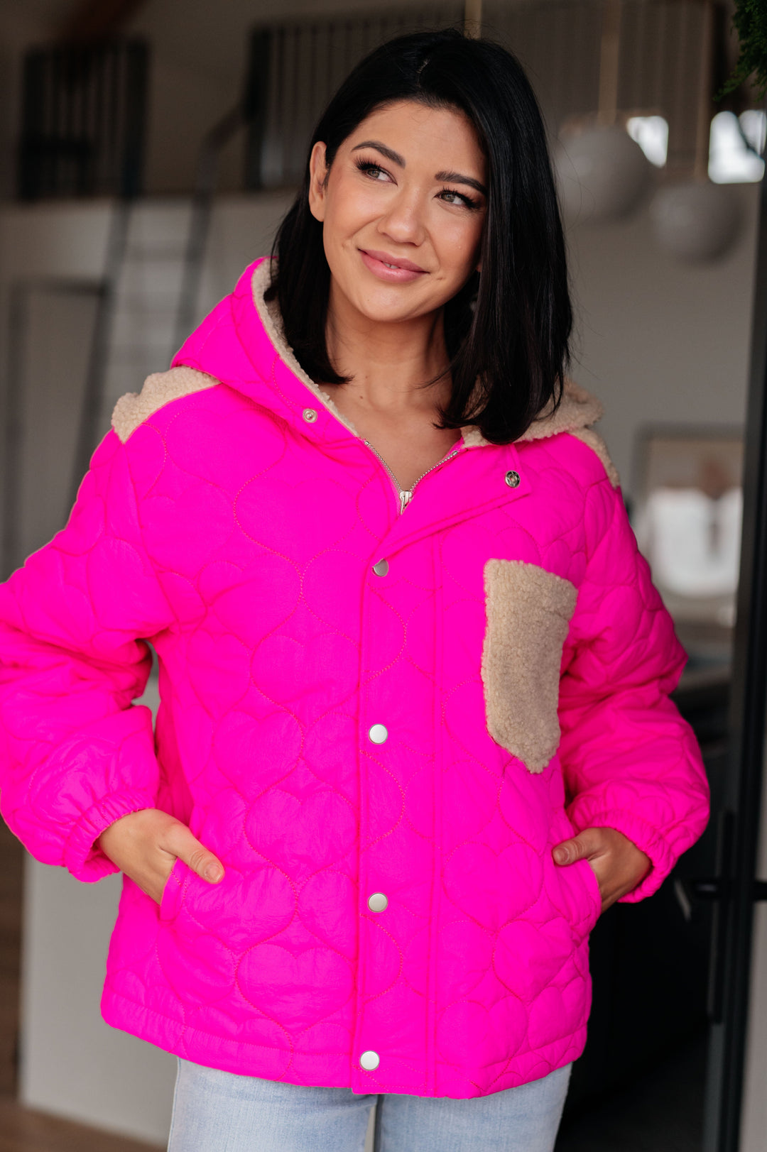 Not Sure How Puffer Jacket-Outerwear-Inspired by Justeen-Women's Clothing Boutique in Chicago, Illinois