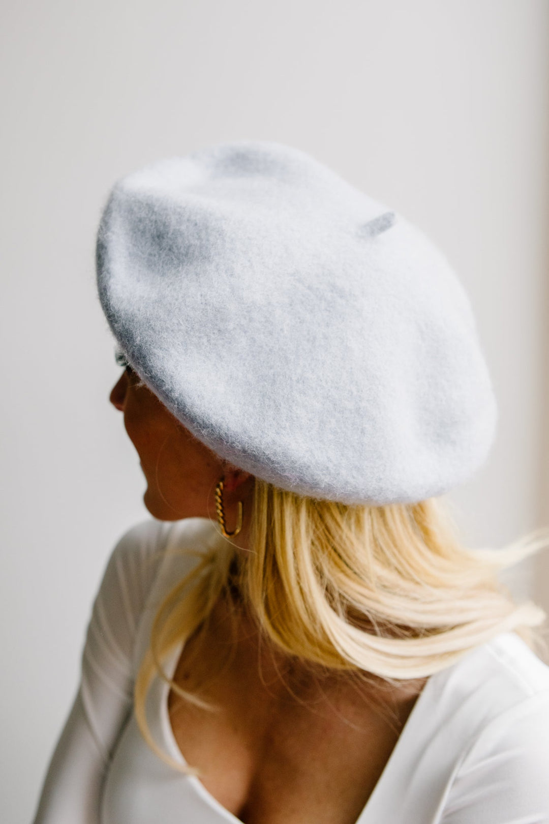 Ohh La La Beret in Ice Blue-Hats-Inspired by Justeen-Women's Clothing Boutique in Chicago, Illinois