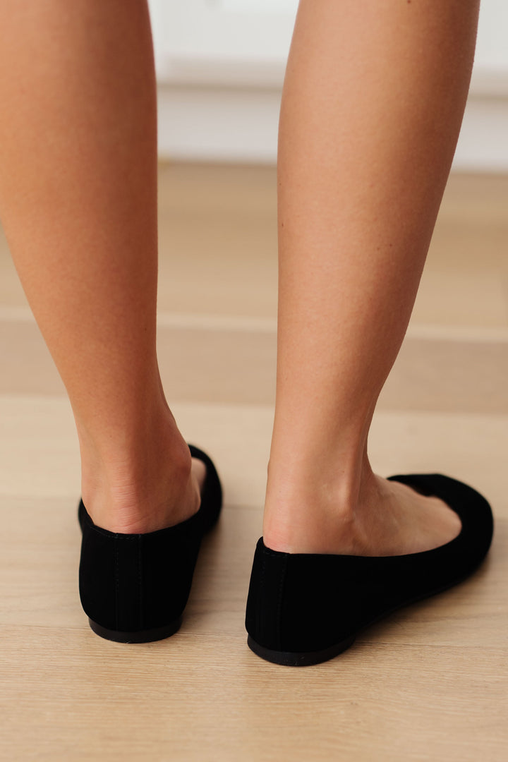 On Your Toes Ballet Flats in Black-Shoes-Inspired by Justeen-Women's Clothing Boutique in Chicago, Illinois