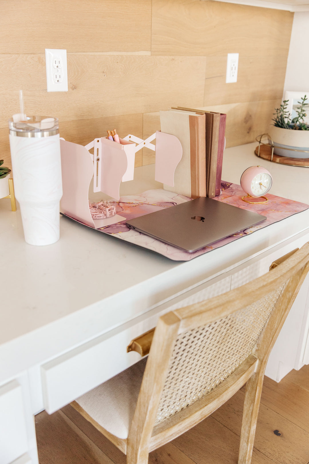 Boss Babe Expanding Desk Organizer in Pink-Womens-Inspired by Justeen-Women's Clothing Boutique