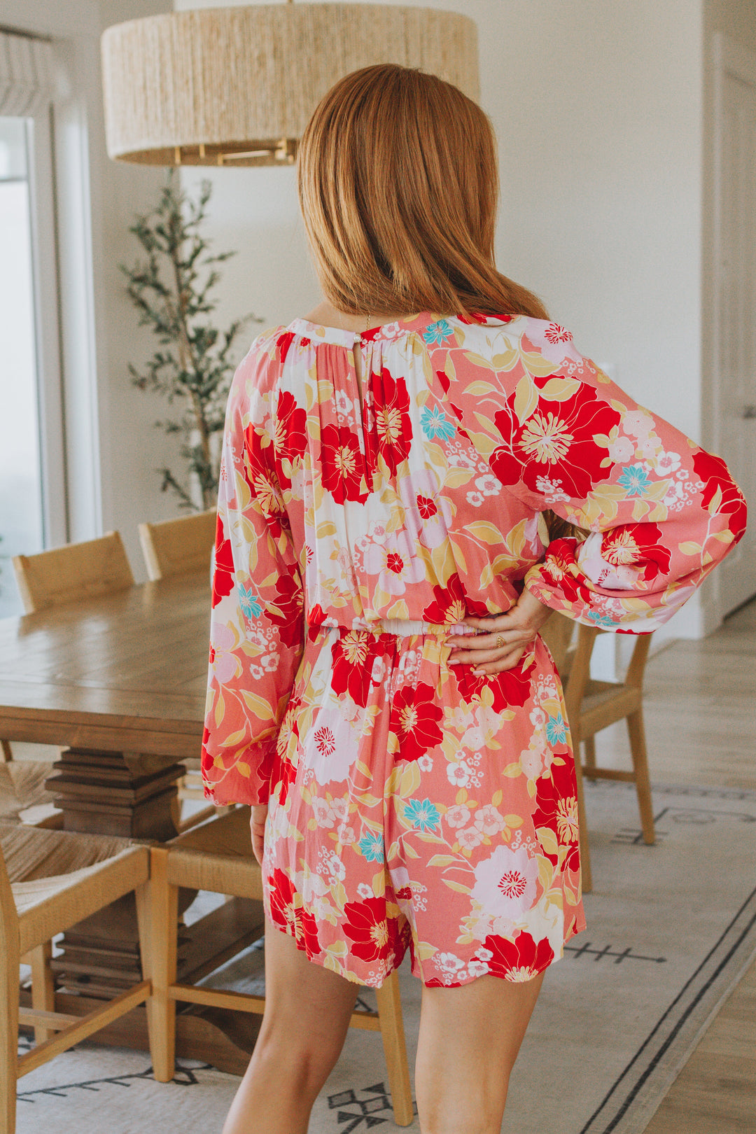 Rare Beauty Floral Romper-Jumpsuits-Inspired by Justeen-Women's Clothing Boutique in Chicago, Illinois