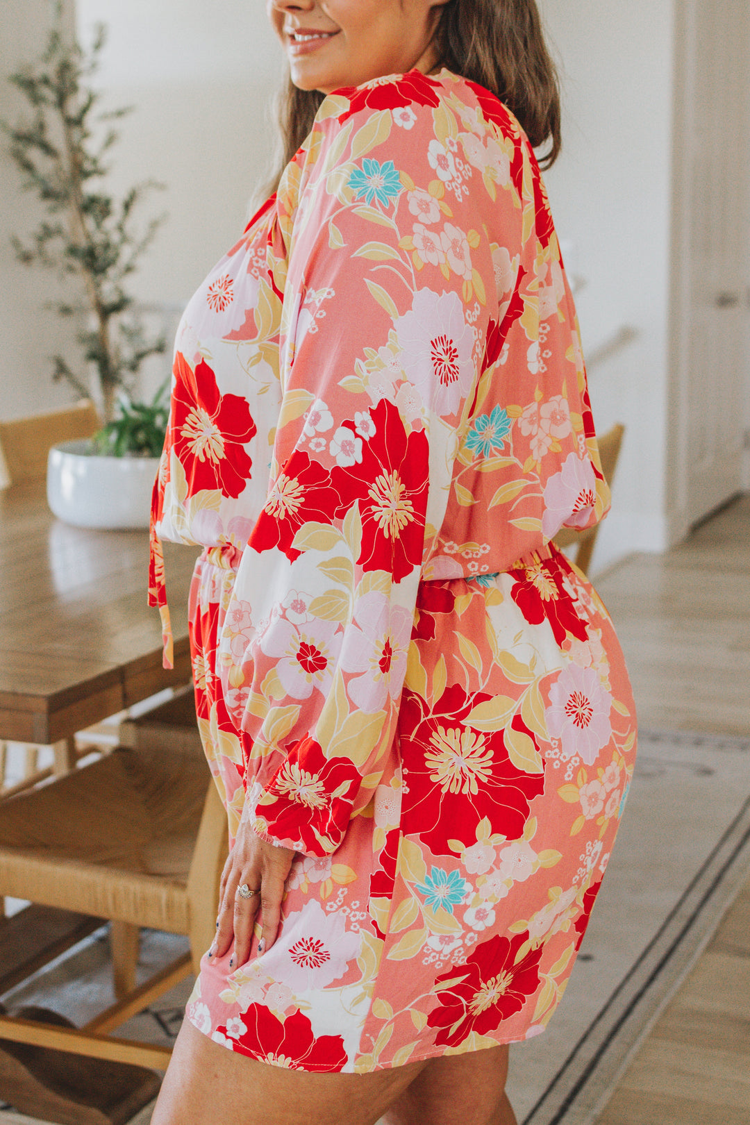 Rare Beauty Floral Romper-Jumpsuits-Inspired by Justeen-Women's Clothing Boutique