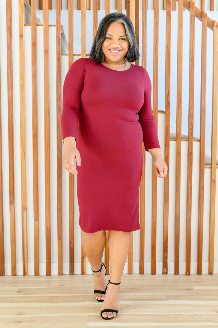 Sure To Fall In Love Bodycon Dress-Dresses-Inspired by Justeen-Women's Clothing Boutique in Chicago, Illinois