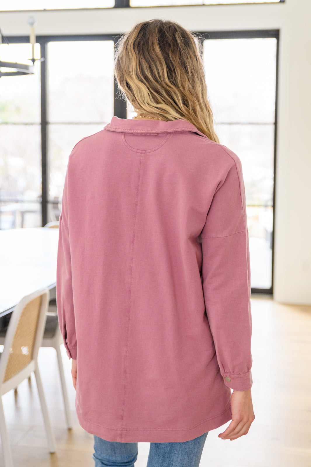 Sweet Crush Collar Pullover in Mauve-Sweaters/Sweatshirts-Inspired by Justeen-Women's Clothing Boutique