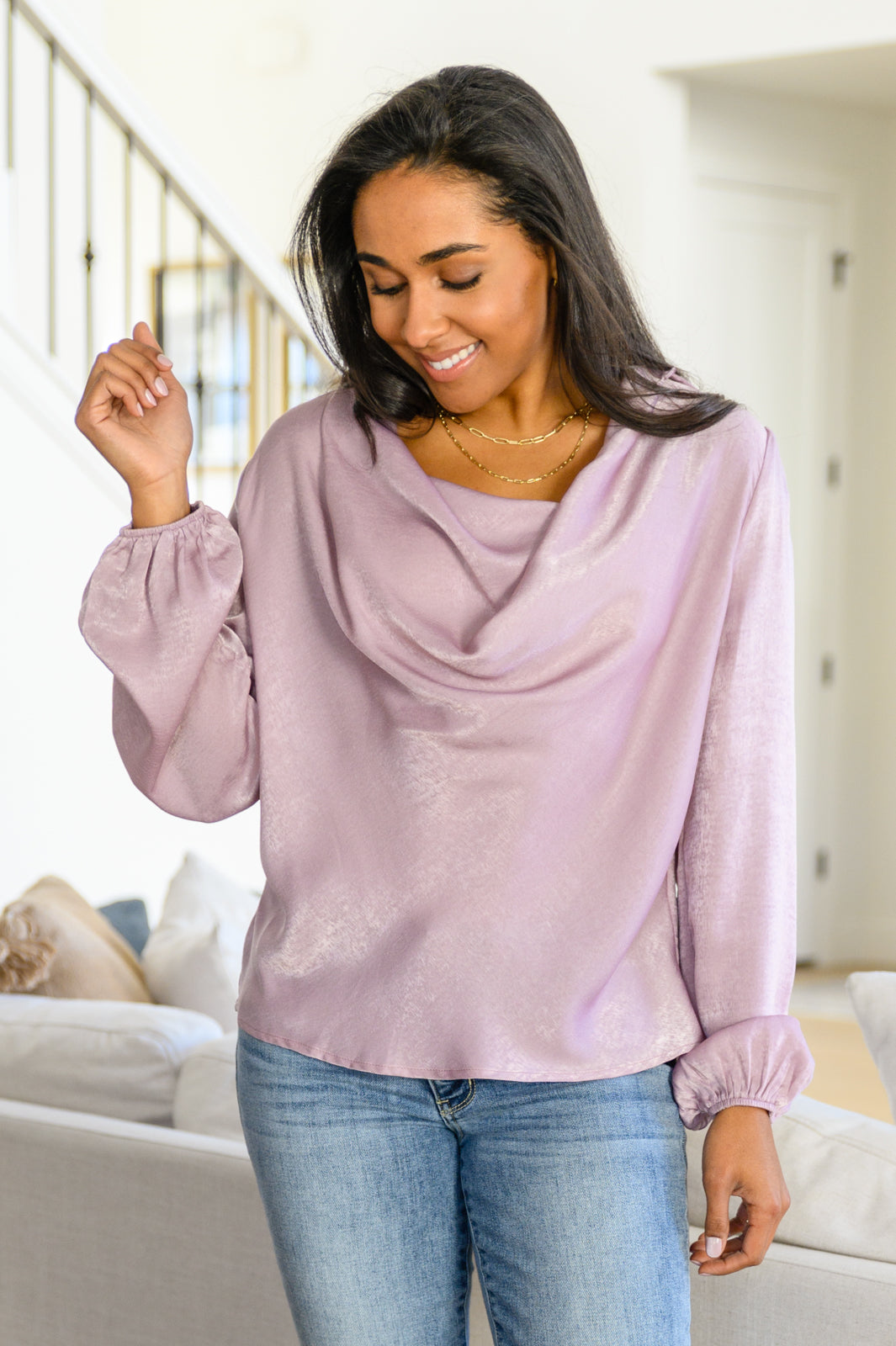 Swift Elegance Blouse-Long Sleeve Tops-Inspired by Justeen-Women's Clothing Boutique in Chicago, Illinois