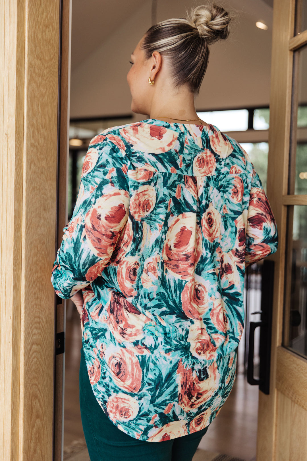 Whisked Away Floral Top-Short Sleeve Tops-Inspired by Justeen-Women's Clothing Boutique