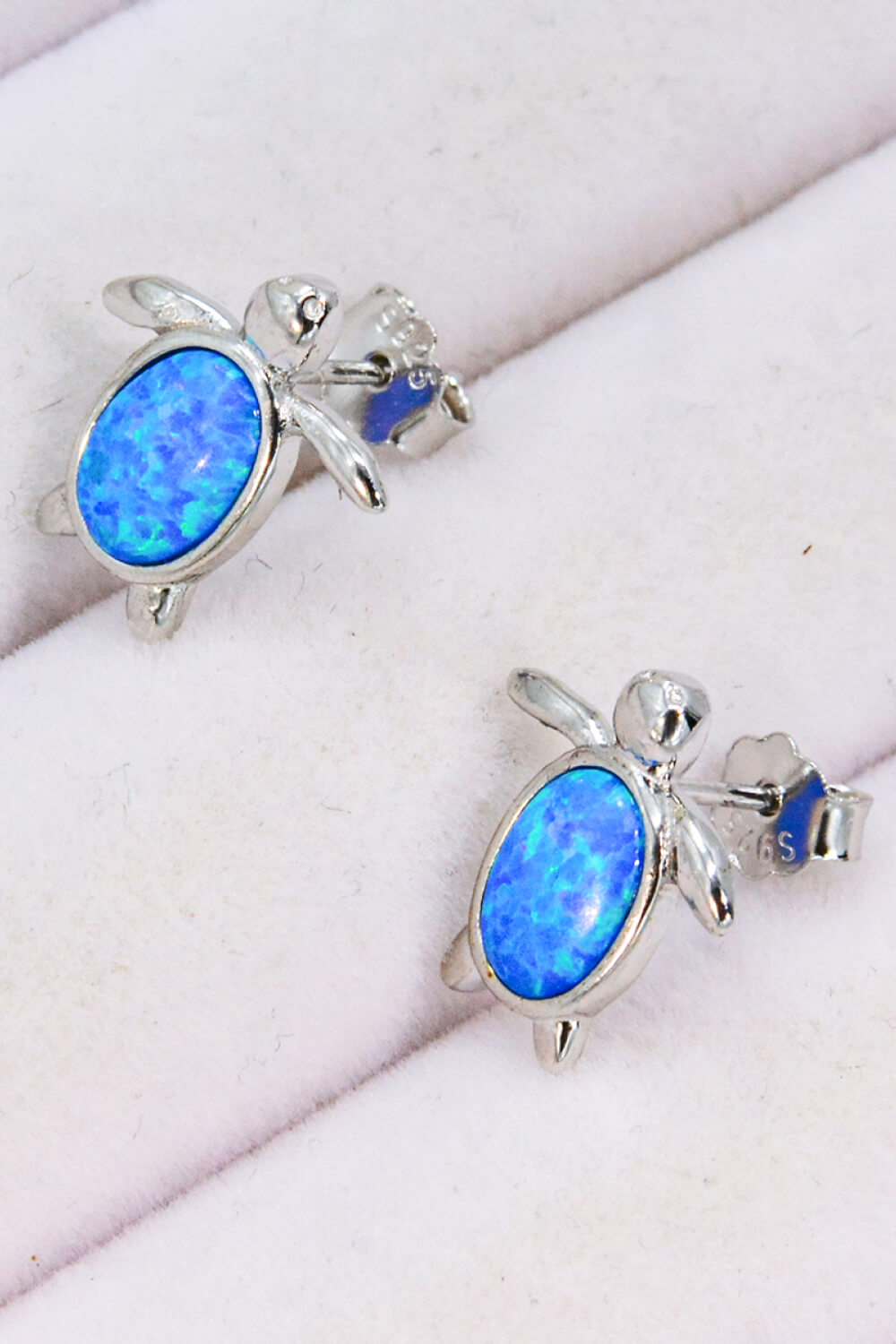 Opal Turtle Stud Earrings-Earrings-Inspired by Justeen-Women's Clothing Boutique in Chicago, Illinois