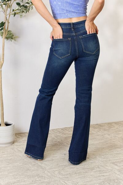 Kancan Full Size Slim Bootcut Jeans-Denim-Inspired by Justeen-Women's Clothing Boutique in Chicago, Illinois