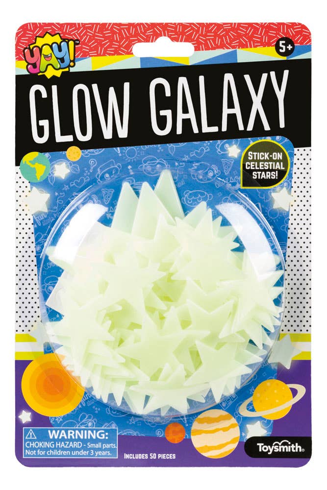 Yay! Glow-in-the-Dark Galaxy Stickers-240 Kids-Inspired by Justeen-Women's Clothing Boutique in Chicago, Illinois