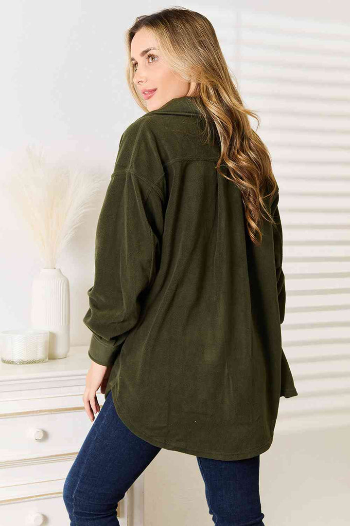 Heimish Cozy Girl Full Size Button Down Shacket-Outerwear-Inspired by Justeen-Women's Clothing Boutique