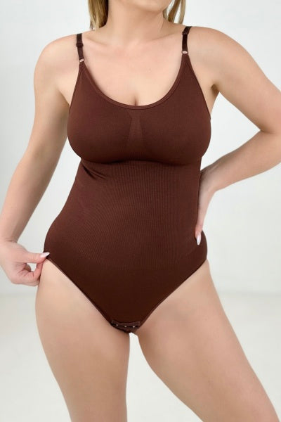 FawnFit Power Smoothing Shapewear Bodysuit-Tops-Inspired by Justeen-Women's Clothing Boutique in Chicago, Illinois