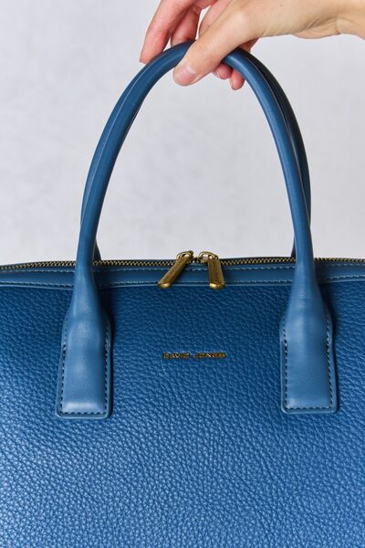 David Jones Medium PU Leather Handbag-Purses-Inspired by Justeen-Women's Clothing Boutique in Chicago, Illinois