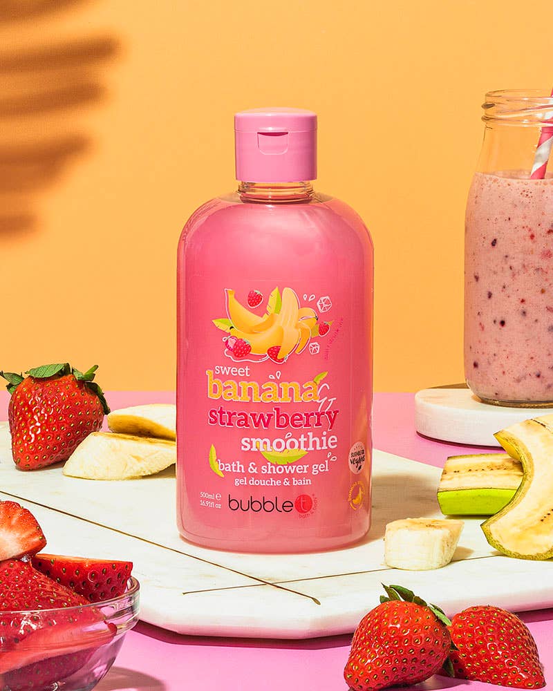 Banana & Strawberry Smoothie Body Wash-220 Beauty/Gift-Inspired by Justeen-Women's Clothing Boutique in Chicago, Illinois