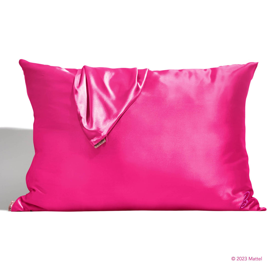 KITSCH Standard Satin Pillowcase, Iconic Barbie Pink-220 Beauty/Gift-Inspired by Justeen-Women's Clothing Boutique in Chicago, Illinois