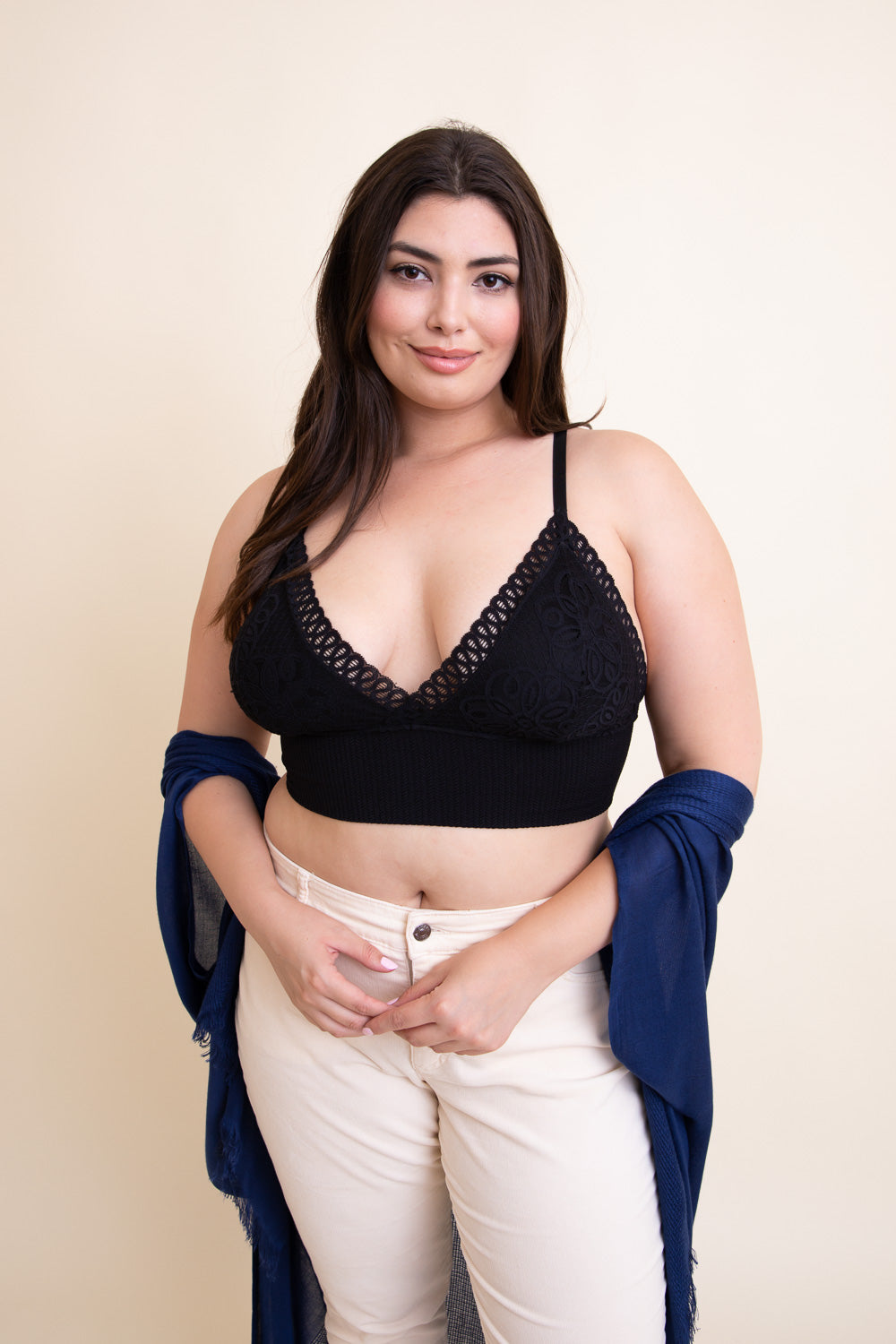 Curvy Waistband Loop Lace Brami-Bralette-Inspired by Justeen-Women's Clothing Boutique in Chicago, Illinois
