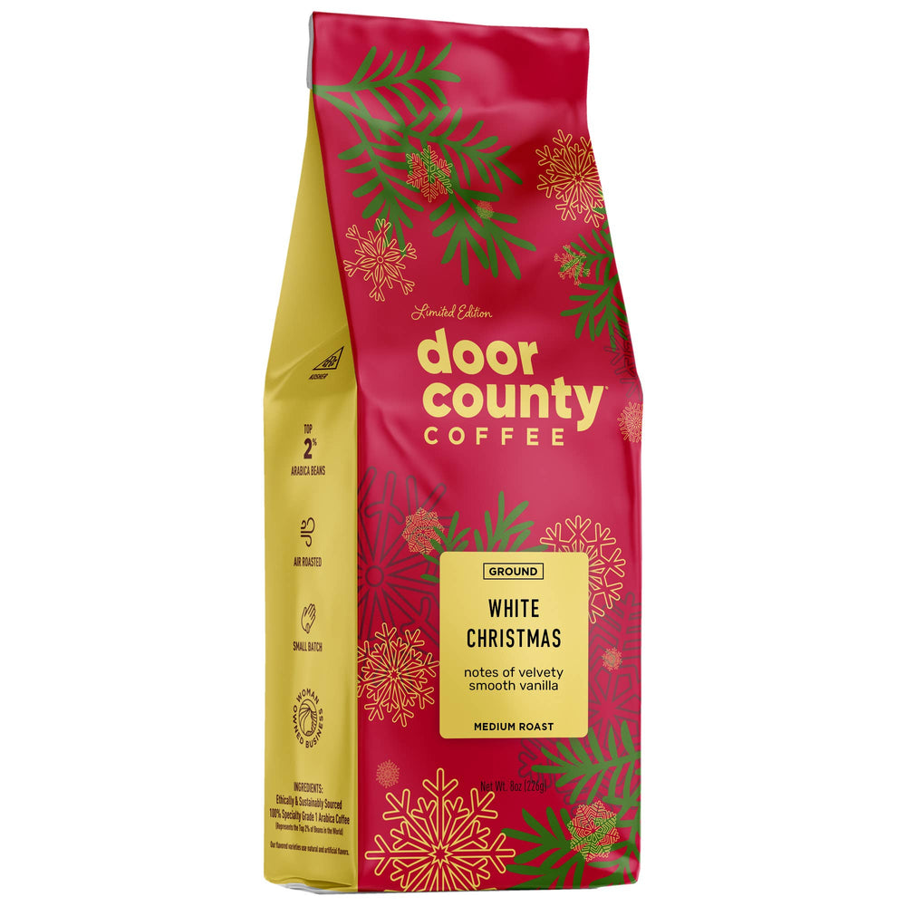 Door County HOLIDAY Coffee Bags, White Christmas-220 Beauty/Gift-Inspired by Justeen-Women's Clothing Boutique in Chicago, Illinois