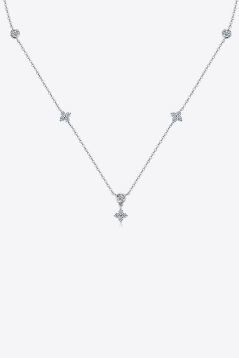 Moissanite 925 Sterling Silver Necklace-Necklaces-Inspired by Justeen-Women's Clothing Boutique