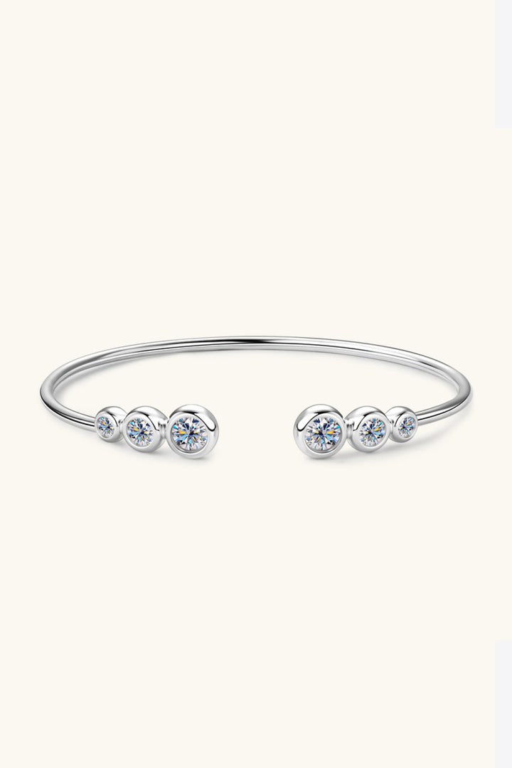 1.8 Carat Moissanite 925 Sterling Silver Bracelet-Rings-Inspired by Justeen-Women's Clothing Boutique in Chicago, Illinois