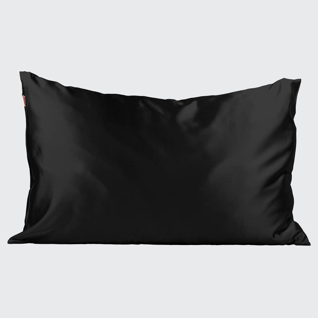 KITSCH Standard Satin Pillowcase, Black-220 Beauty/Gift-Inspired by Justeen-Women's Clothing Boutique in Chicago, Illinois