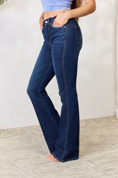 Kancan Full Size Slim Bootcut Jeans-Denim-Inspired by Justeen-Women's Clothing Boutique in Chicago, Illinois