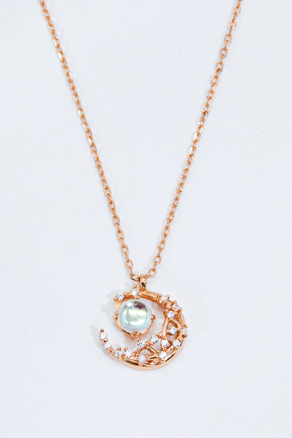 Where It All Began Moonstone Necklace-Necklaces-Inspired by Justeen-Women's Clothing Boutique in Chicago, Illinois
