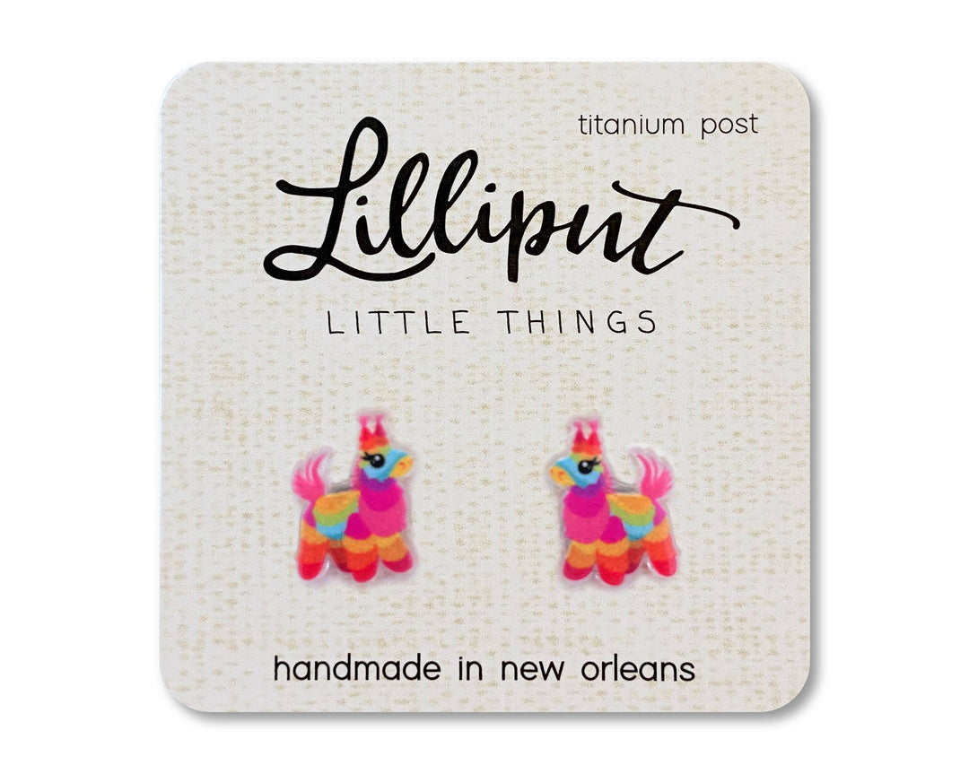 Piñata Stud Earrings-Earrings-Inspired by Justeen-Women's Clothing Boutique in Chicago, Illinois