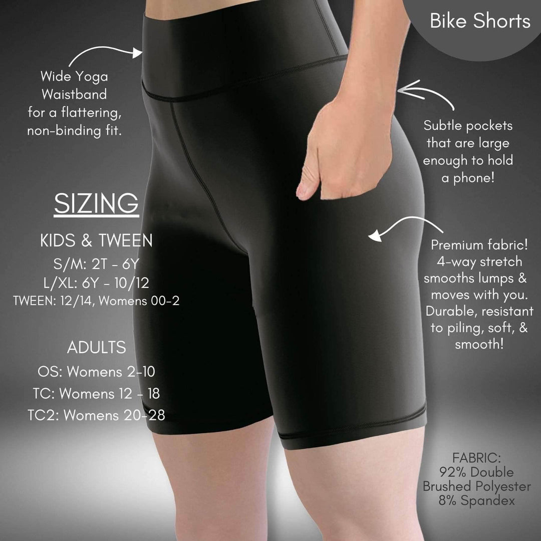 Barker Everyday Pocket Bike Shorts, Black-Leggings-Inspired by Justeen-Women's Clothing Boutique in Chicago, Illinois