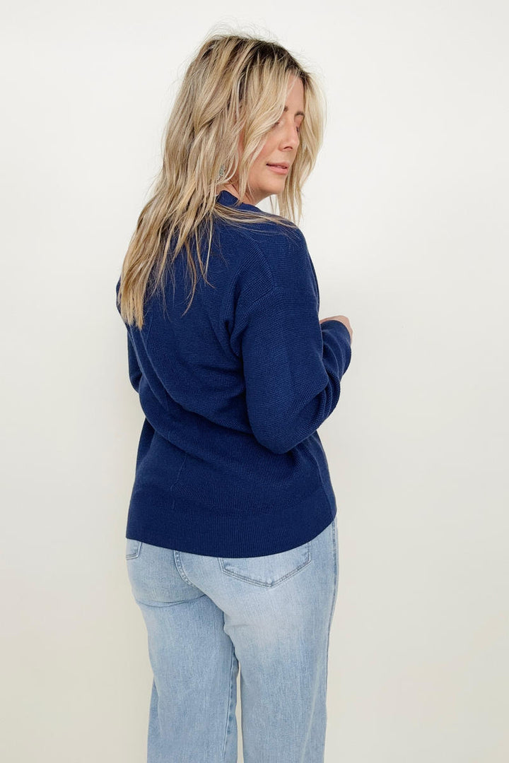 Zenana Viscose Sweater Cardigan-Cardigans-Inspired by Justeen-Women's Clothing Boutique in Chicago, Illinois